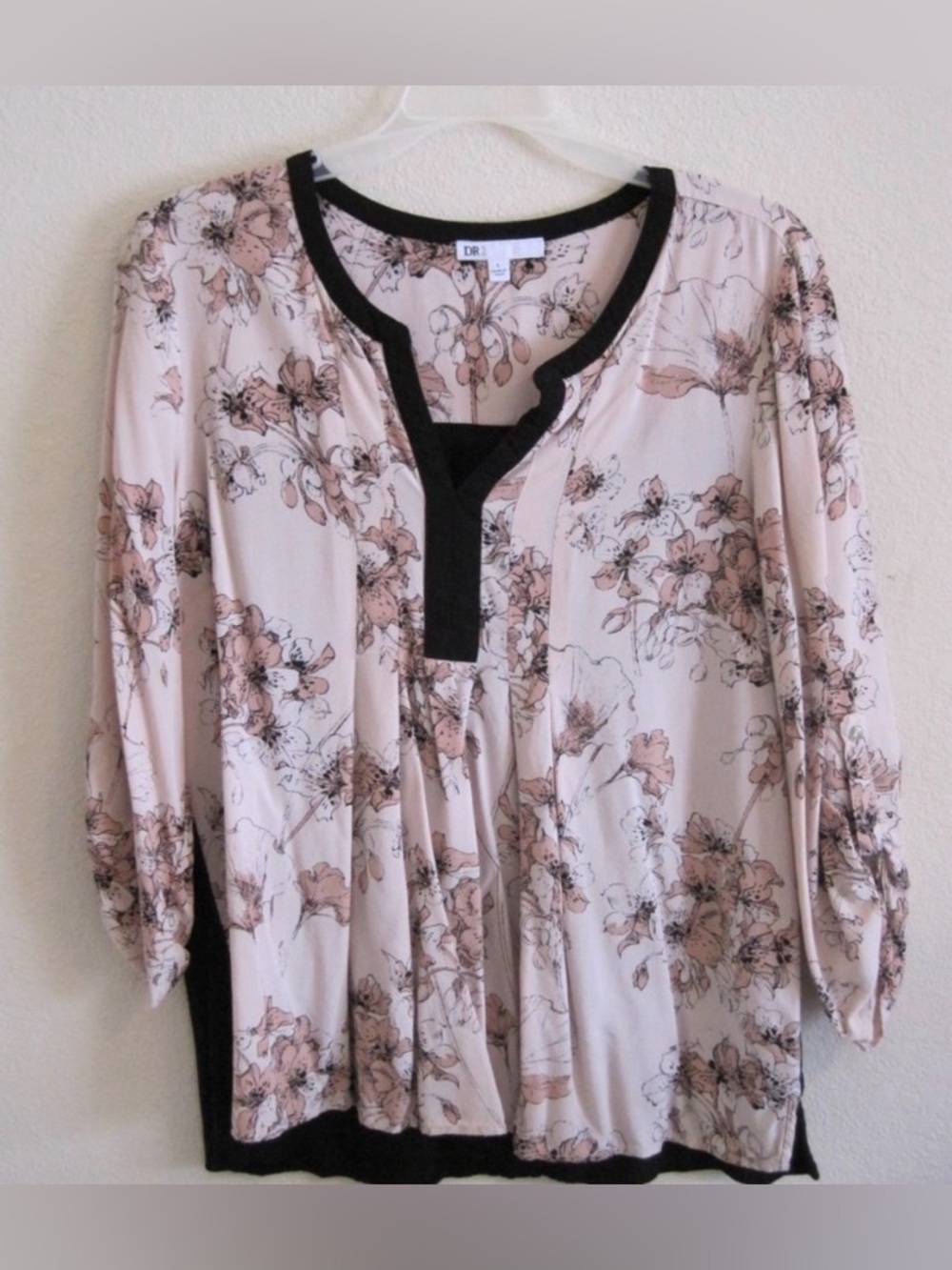 DR2 floral blouse sz L